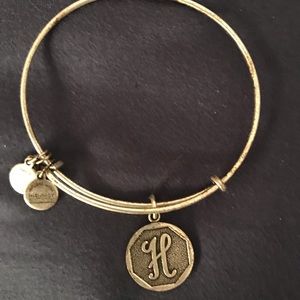 Alex and Ani Initial H Bracelet